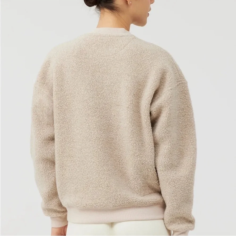 Outdoor Voices Megafleece Oatmeal Wool Crewneck Extra Small